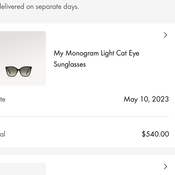 louis vuitton monogram cat eye sunglasses - Picture 15 of 15